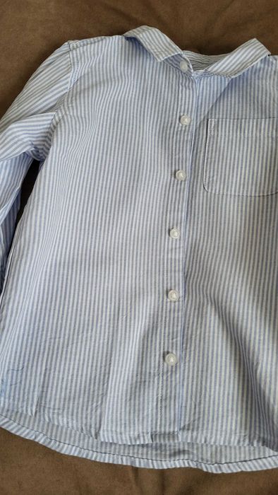 Koszula dziewczęca, w paski, rozmiar 98, JAK NOWA