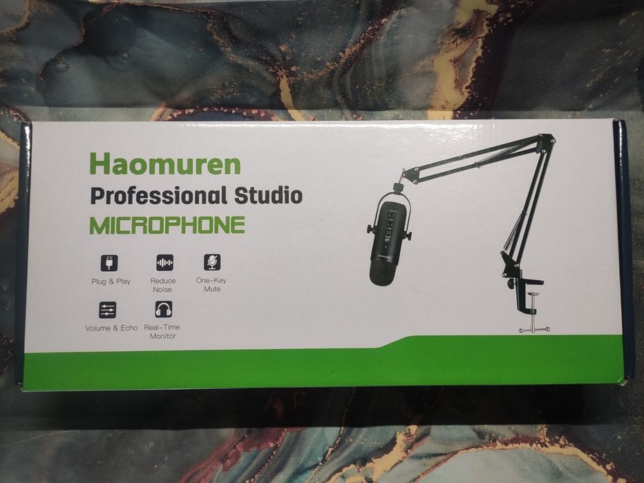 Конденсаторный USB-микрофон Haomuren (ZealSound) K66S-C

Для стримов,
