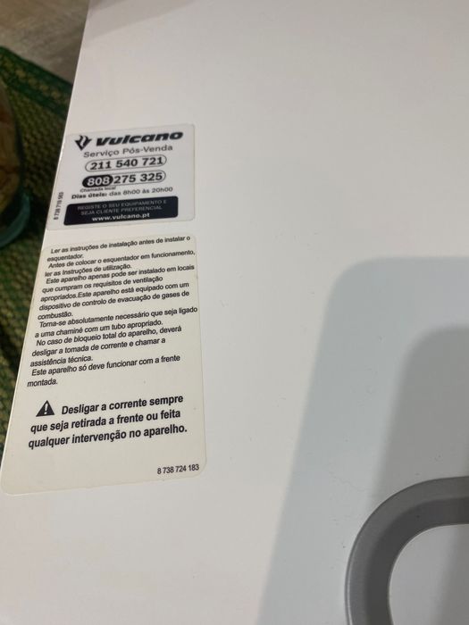 Esquentador a gás natural eléctrico