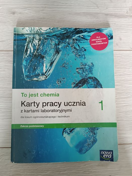 To jest chemia karty pracy ucznia 1 zakres podstawowy