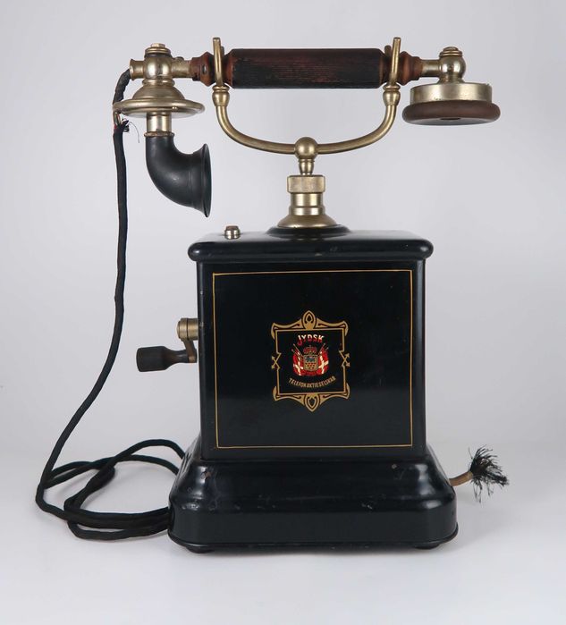 Telefone de manivela antigo Jydsk  1910/20´s