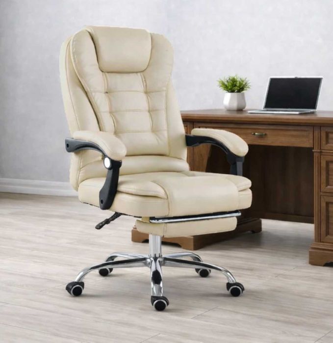 Крісло компютерне шкіряне / кресло руководителя - офісне крісло зручне