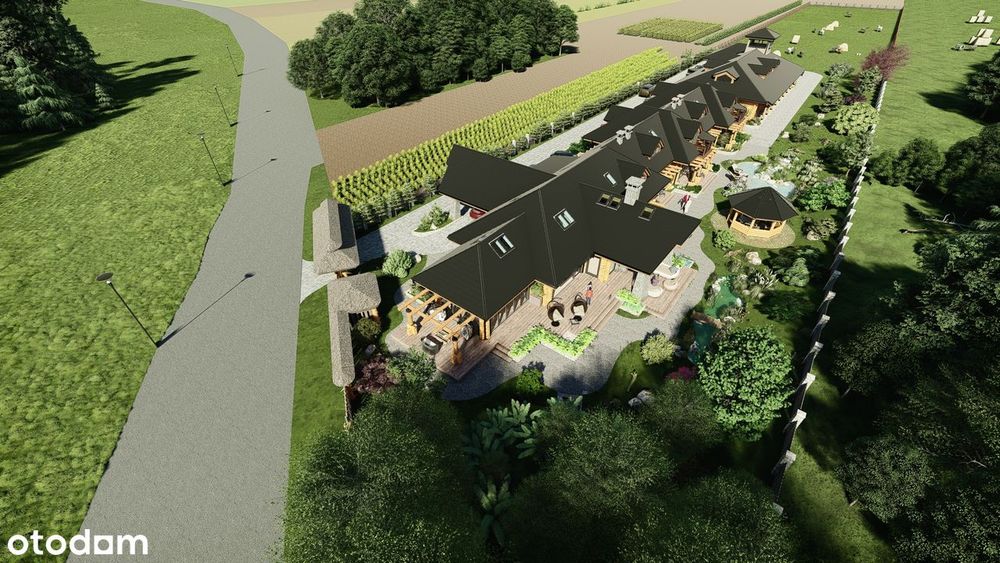 Działka budowlana z drzewostanem i częścią rolną-AGROTURYSTYKA: 1,4ha