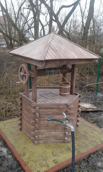 Studnia ogrodowa, obudowa studni dekoracyjna