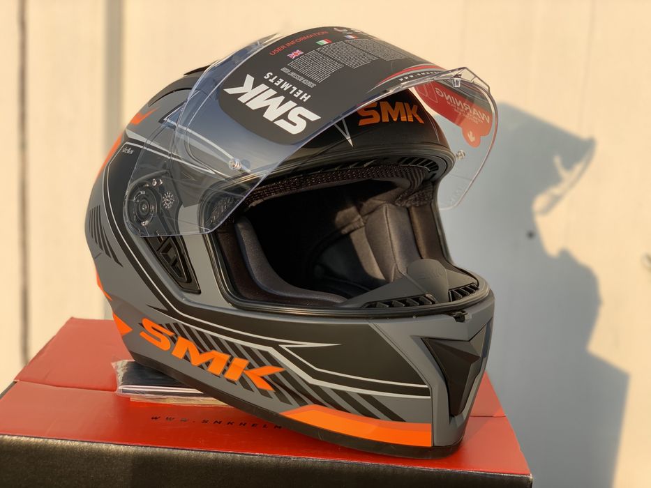 Kask motocyklowy SMK Adox rozmiar XL, Certyfikat EU, Promocja,wysylka!