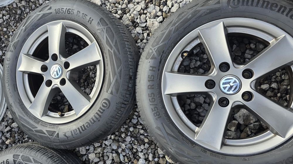 4x Koła 185 65 R15 Felgi 5x112 ET 43 VW Skoda Audi Seat