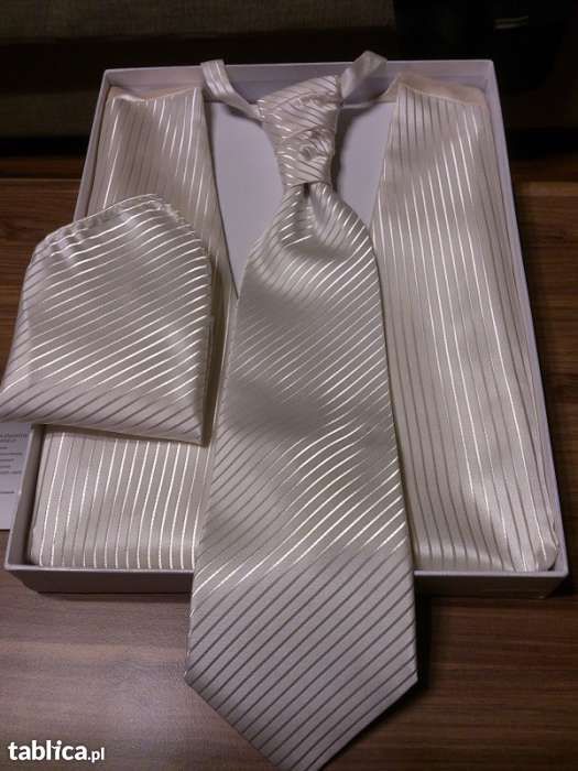 Kamizelka ślubna + musznik + poszetka