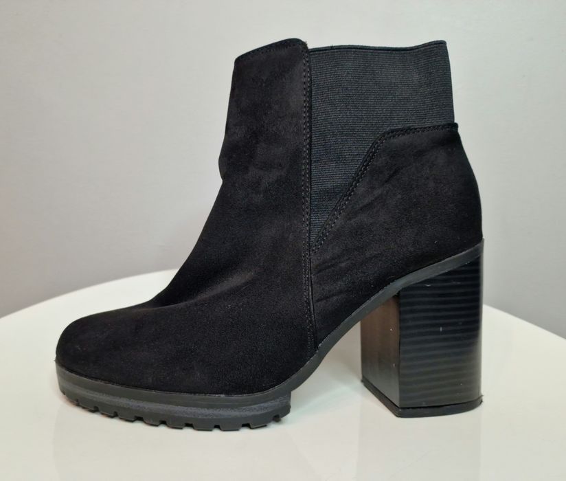 Botki Primark Damskie Czarne Rozm: 41