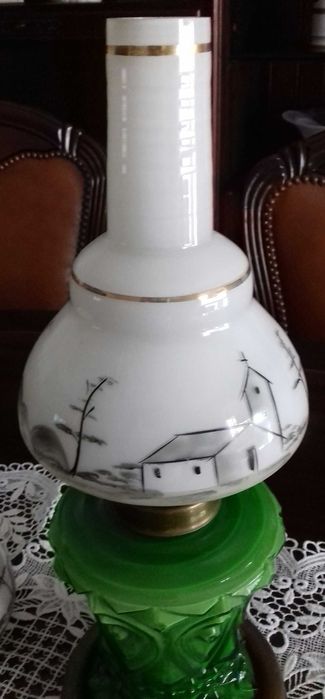 Candeeiro em Vidro Trabalhado