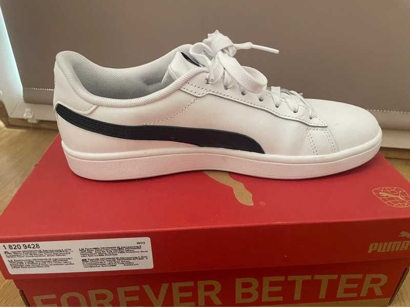 Puma Smash 3.0 białe buty rozm. 39