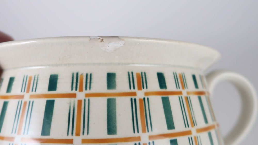 Bacio / vaso de noite antigo Deco 1920/30 - K.B.G. Lunéville (Ref. 2)