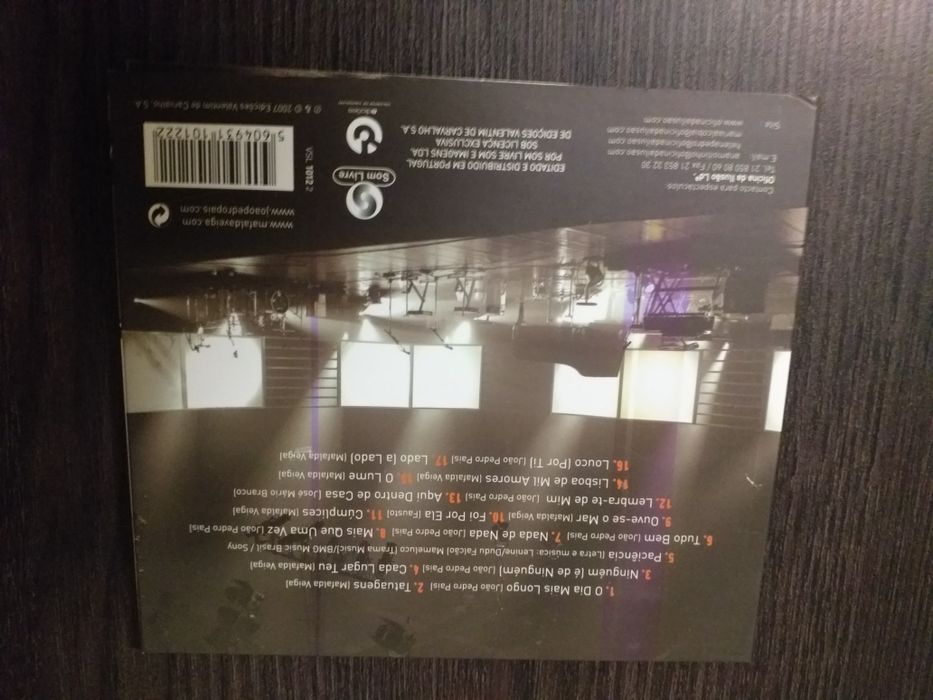 NOVO Cd Mafalda Veiga,João Pedro Pais Lado a lado,veja zonas possíveis