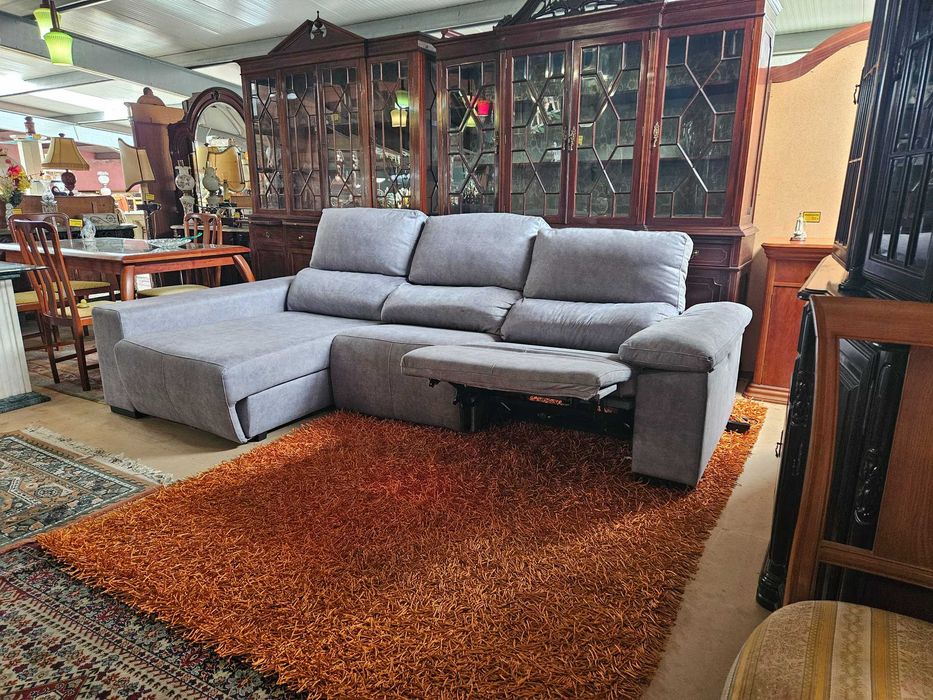 Grande sofá chaise long electrico - óptimo estado e qualidade