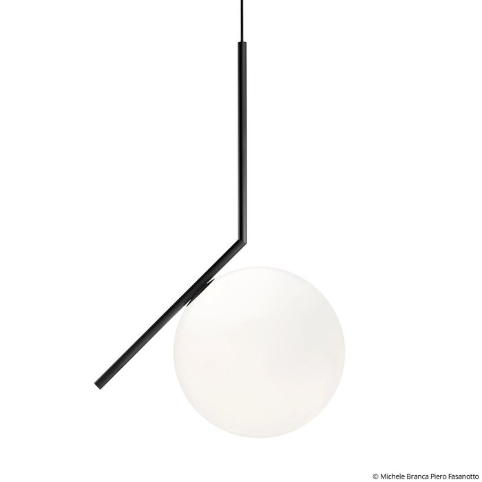 Lampa wisząca IC S2 matowa czerń - FLOS