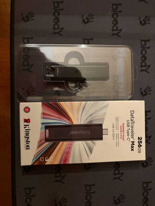 Флешка USB3.2 256 GB Type-C Kingston DataTraveler Max Black