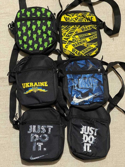 Опт 130грн, чоловіча барсетка, месенджер найк,пума, адідас.100+принтів