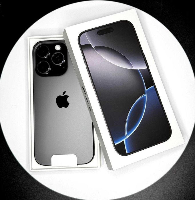 Apple iPhone 16 Pro 256 GB Black ESIM Open box BAT 100% gw apple