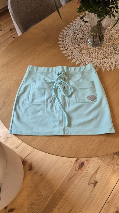 Spódniczka mini kolor miętowy r. 34/36 Nowa