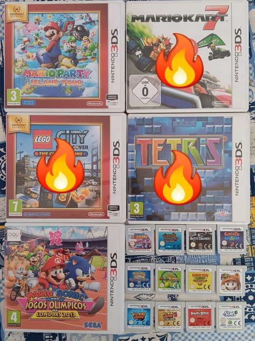 Conjunto Jogos 3DS