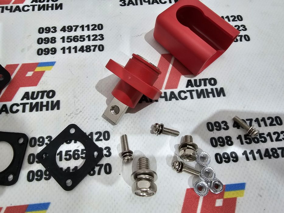 Клеммы для аккумулятора lifepo4 120A проходные, корпусные медь лужёная