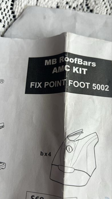 Bagażnik dachowy Mont Blanc Fix Point Foot 5002