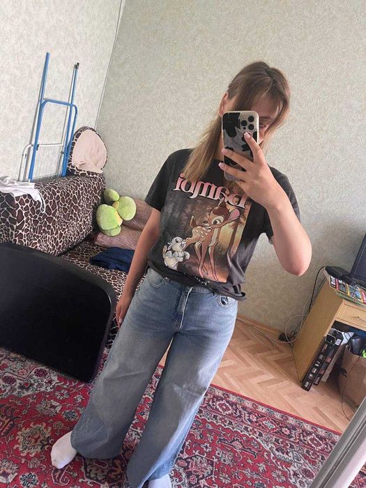 Прямі світлі джинси