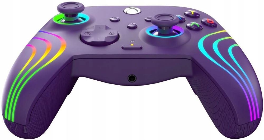 pdp pad przewodowy afterglow wave - fioletowy pc xs xbox series