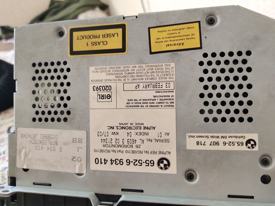 Магнитола на BMW 3 Seria e46