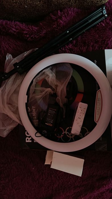 Кільцева лампа RGB LED Soft Ring Light 45 см MJ18 YU227