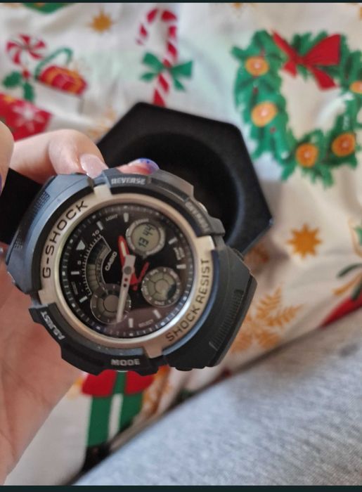 Męski zegarek G - Shock czarny nienoszony