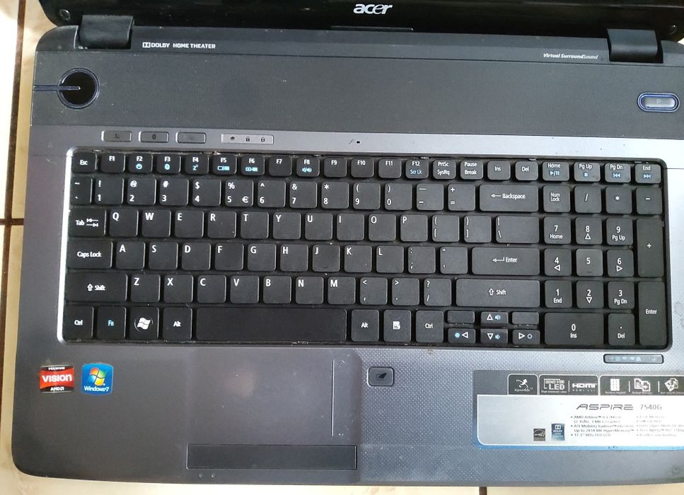 Laptop Acer Aspire 7540G