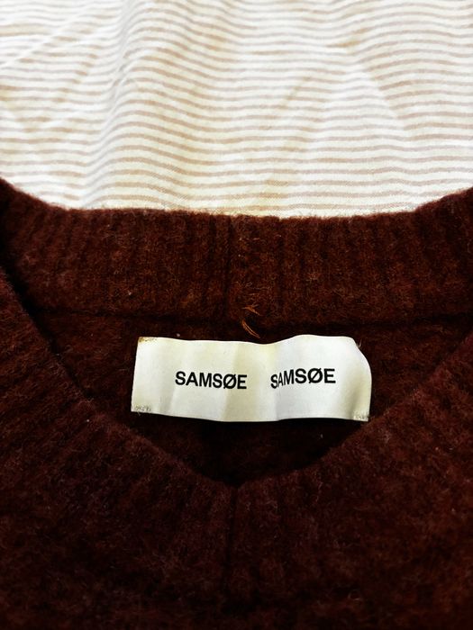 Sweter z okrągłym dekoltem Samsoe Samsoe L