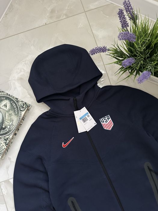 Зіп Худі Nike Tech Fleece USA | Оригінал