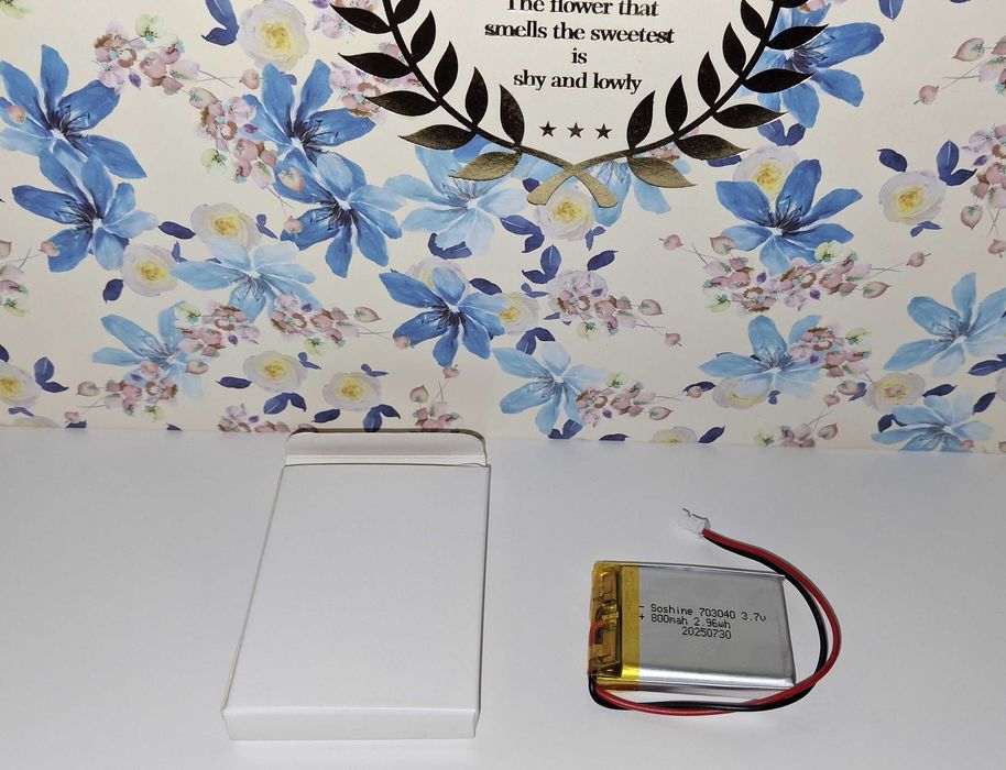 НОВИЙ Акумулятор Soshine 3.7 V 800mAh Lipo Polymer ph2.0