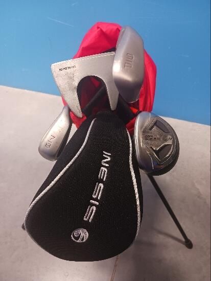 Saco de golf criança 8-10 anos, vermelho