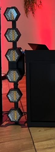 2x Duże retro led lampa dj / oświetlenie / nie glowa ruchoma