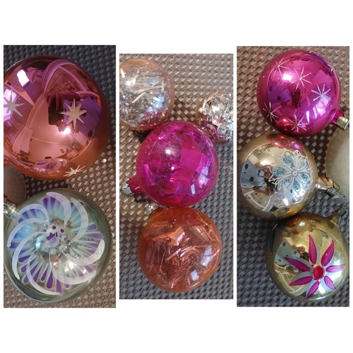 Новогодние шари СССР Новорічні кульки