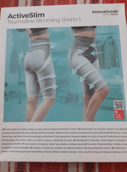 Calções modeladores de corpo