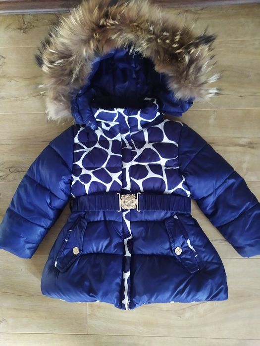 Куртка зимова, пуховик на дівчинку Розмір (96-100 см). Зимняя курточка