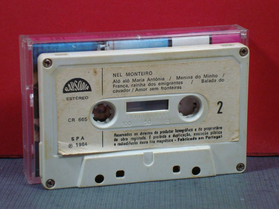 Nel Monteiro - Azar Na Praia / Cassete / VG Plus