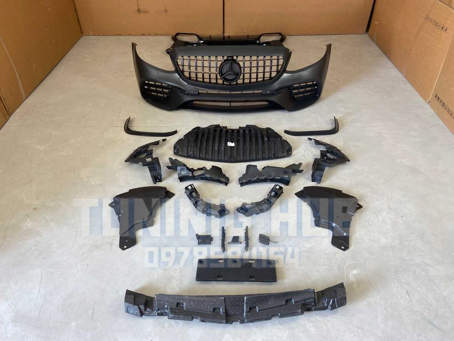 обвес mercedes w213 2016-2020 E63S AMG бампер е решетка радиатора амг