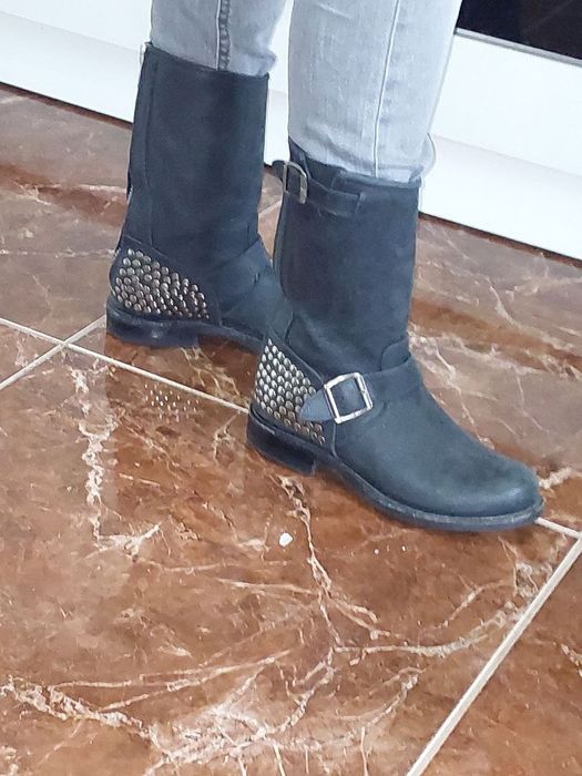 Ботинки кожаные 38 размер