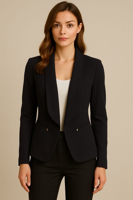 Marynarka H&M , rozmiar S Granatowa