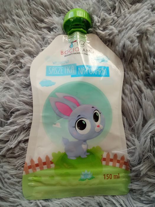 Nowa saszetka na pokarm tubka 150 ml