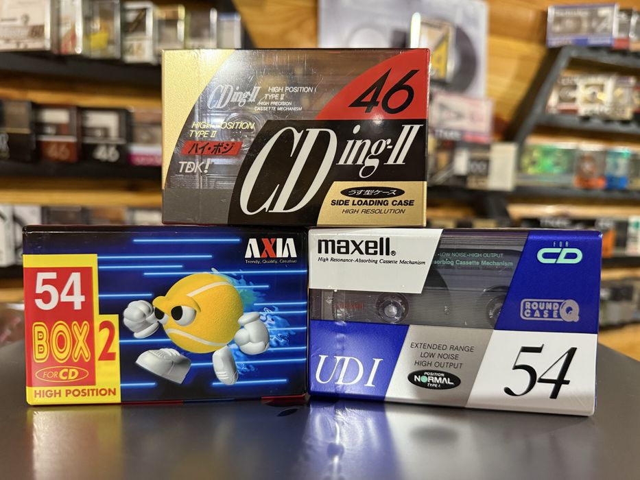 Продам лот(3шт)аудио кассет TDK Maxell