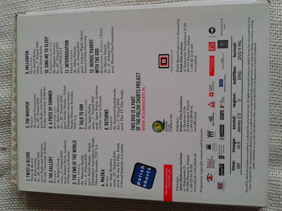 Polish Shorts 2010  DVD