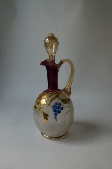 Licoreira Art Nouveau com 6 copos