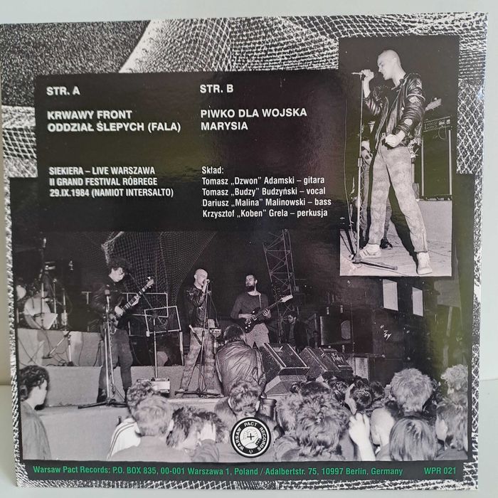 Siekiera - Róbrege ‘84- 7”EP