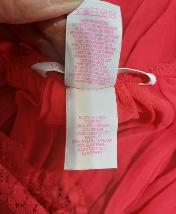 Czerwona haleczka damska Victoria's Secret r. XL