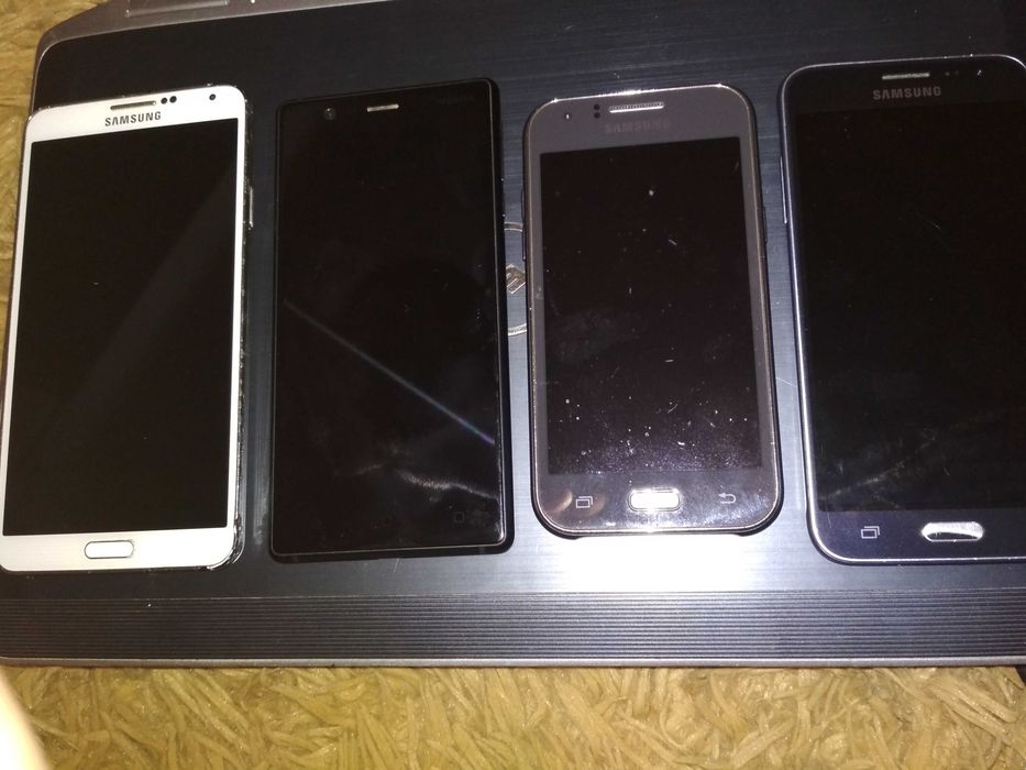 Zestaw telefonów Galaxy Note 3, Nokia 3, Samsung J3, Samsung J1